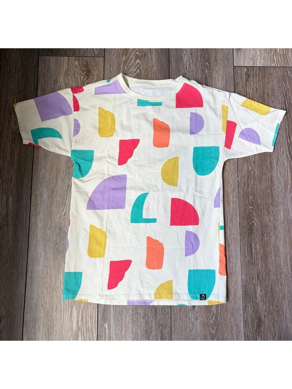 Rags Abstract Geometric T Shirt